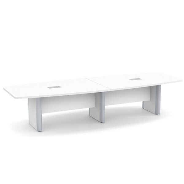 OfficeSource | OS Conference Tables | Boat Shaped Conference Table with Elliptical Base